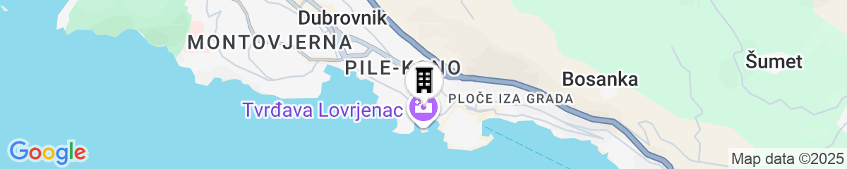 Map for Hilton Imperial Dubrovnik