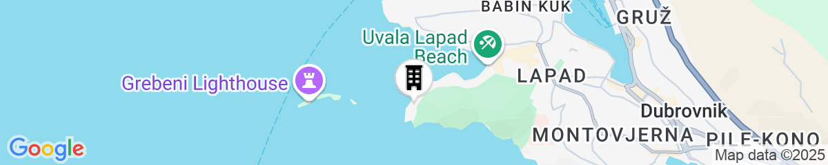 Map for Dubrovnik Palace