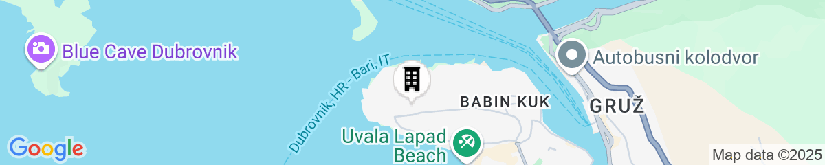 Map for Valamar Lacroma Hotel