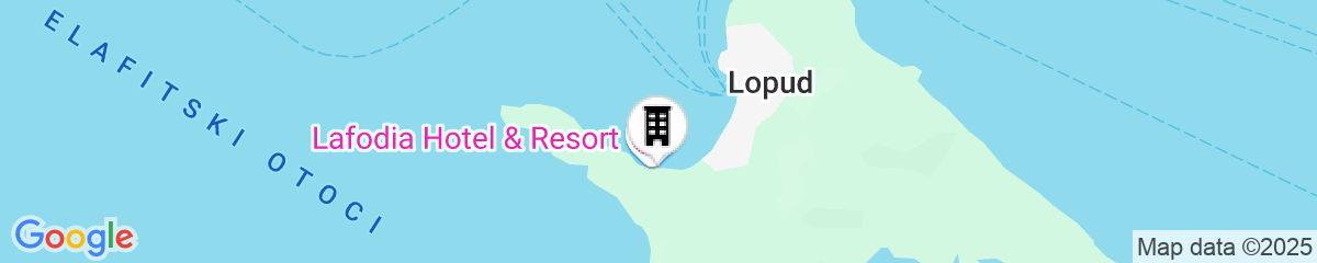 Map for RMH Lopud Lafodia, Resort & Wellness