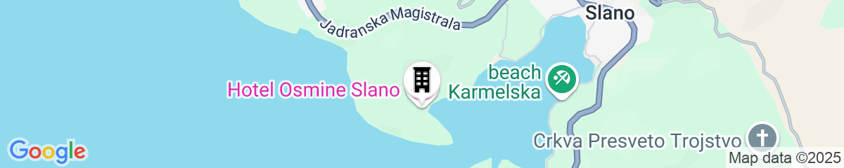 Map for Hotel Osmine