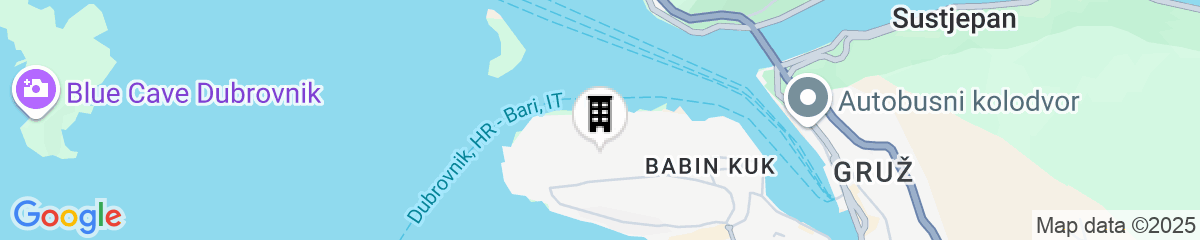 Map for Sunny Dubrovnik by Valamar - All Inclusive