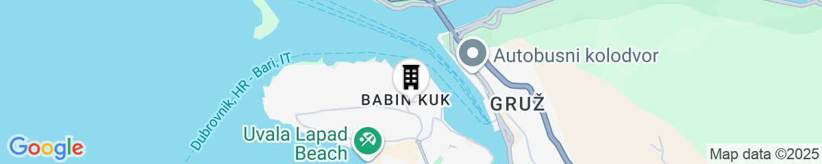 Map for Hotel D-Elegant Dubrovnik