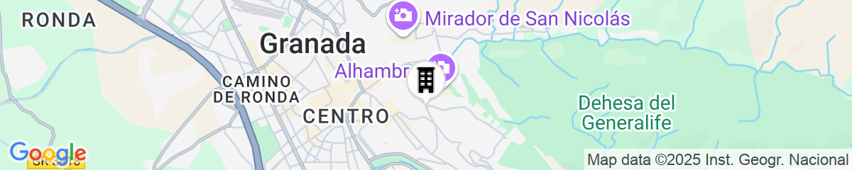 Map for Alhambra Palace Hotel