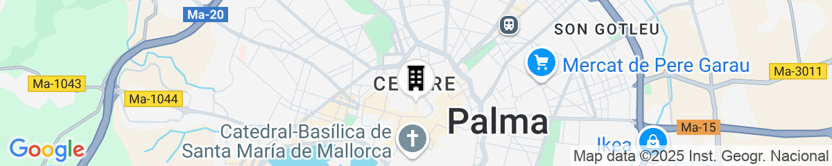 Map for Nobis Hotel Palma