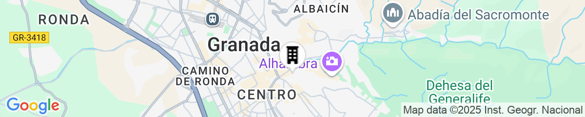 Map for Hotel Boutique Puerta de las Granadas