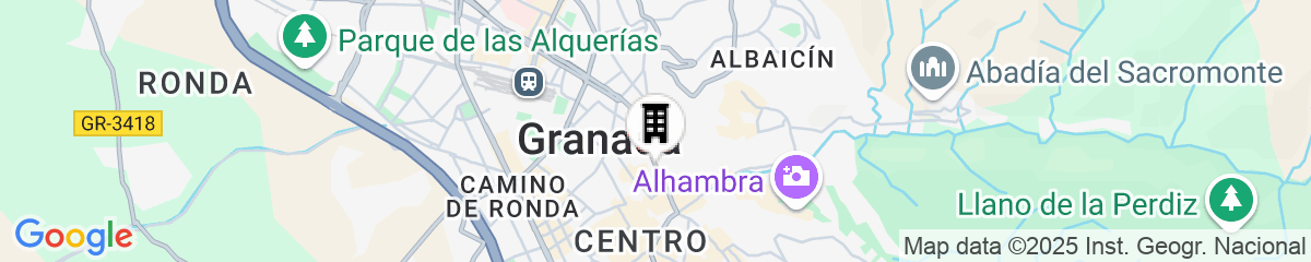 Map for  Hotel Macià Granada Five Senses Rooms & Suites