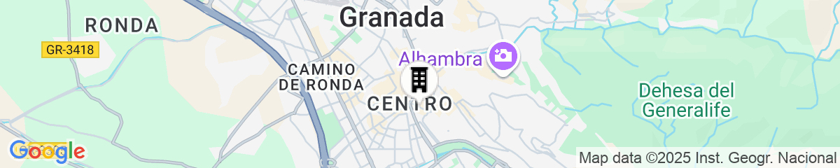 Map for Melia Granada Hotel