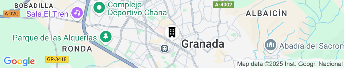 Map for Hotel Turia Granada