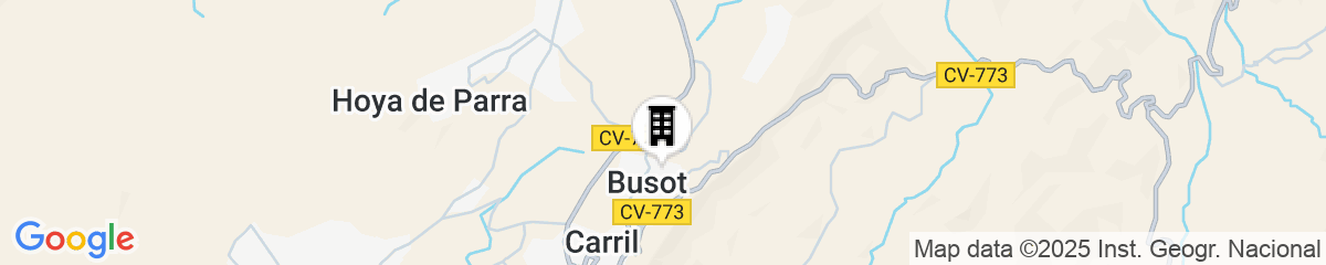 Map for Boutique Hotel Sierra de Alicante