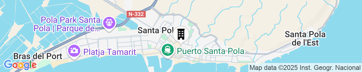 Map for Hotel Narcea Santa Pola