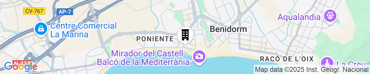 Map for H10 Porto Poniente