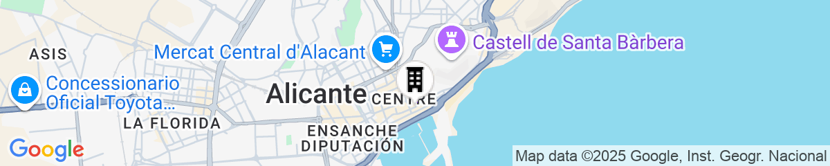 Map for Hospes Amérigo, Alicante, a Member of Design Hotels