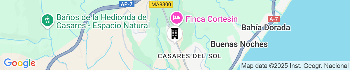 Map for Finca Cortesin Golf & Spa