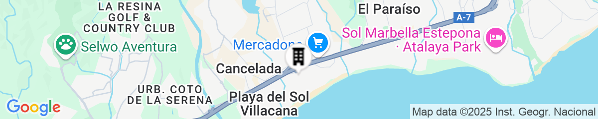 Map for THE FLAG Hotel Marbella Estepona - Adults Recommended