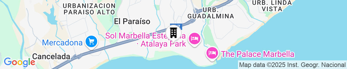 Map for Marriott's Playa Andaluza