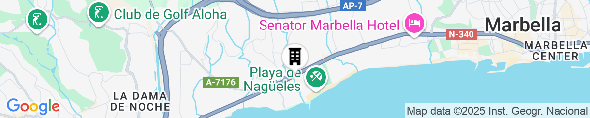 Map for Nobu Hotel Marbella