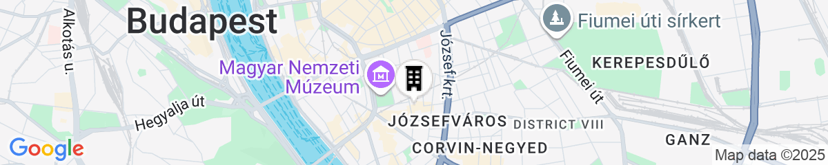 Map for Boho Budapest, Small Luxury Hotels