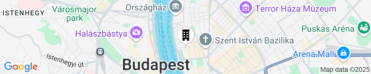 Map for Prestige Hotel Budapest