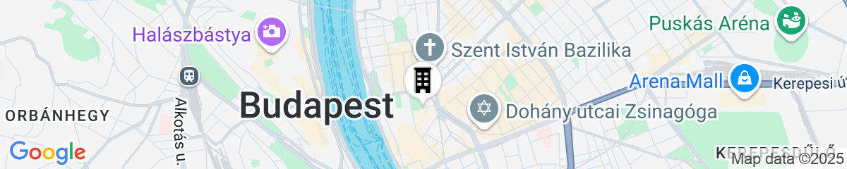 Map for Al Habtoor Palace Budapest, Preferred Hotels & Resorts