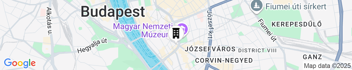 Map for Hotel GIN Budapest