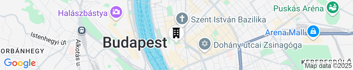 Map for Kempinski Hotel Corvinus Budapest