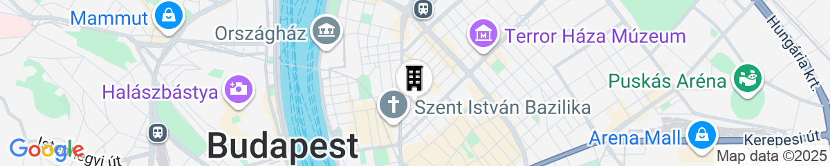 Map for Hilton Garden Inn Budapest City Centre