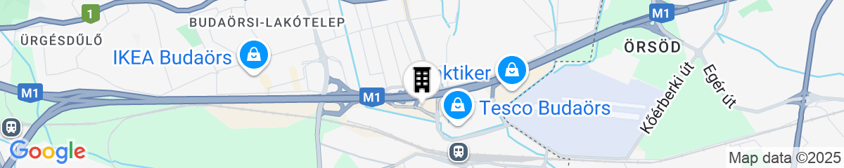Map for Holiday Inn Budapest-Budaörs by IHG