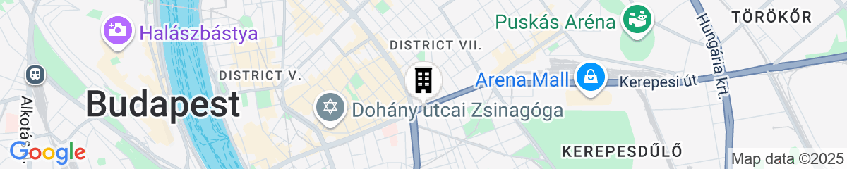 Map for Mövenpick Hotel Budapest Centre