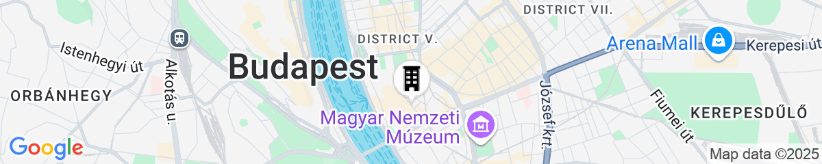 Map for Ramada by Wyndham Budapest City Center