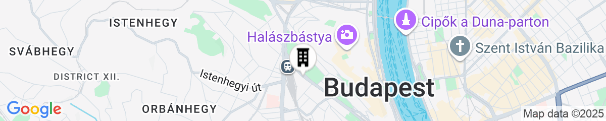 Map for Mercure Budapest Castle Hill