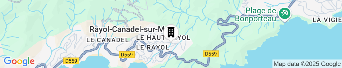 Map for Hôtel La Villa Douce