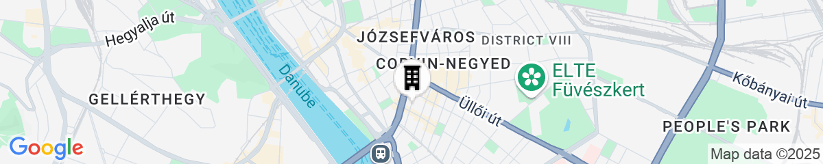 Map for Corvin Hotel Budapest - Sissi wing