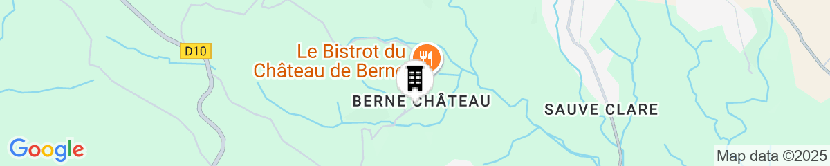 Map for Château de Berne