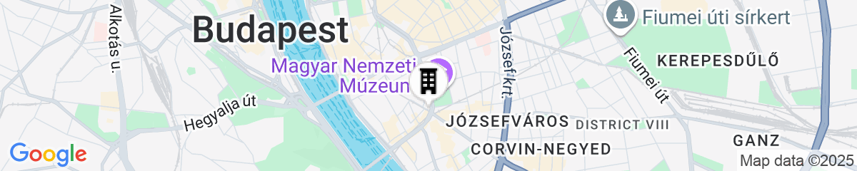 Map for Mercure Budapest Korona Hotel