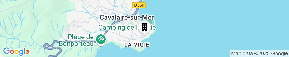 Map for Hôtel La Calanque