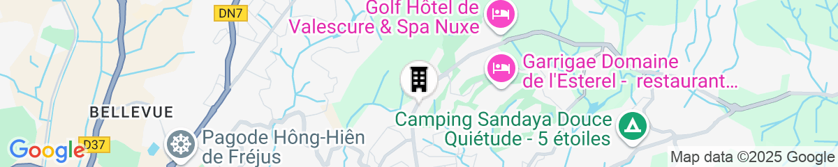Map for Confidentiel hôtel & Spa