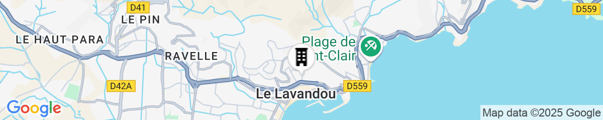 Map for Hôtel La Petite Bohème