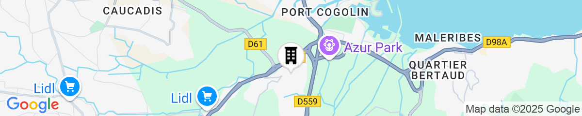 Map for Hôtel Font Mourier