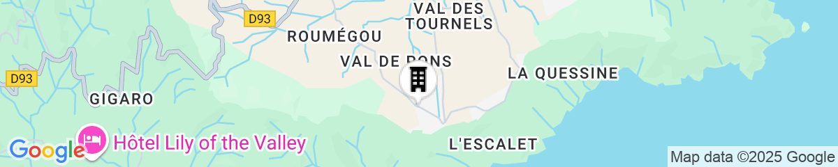 Map for Hôtel L'Escalet 