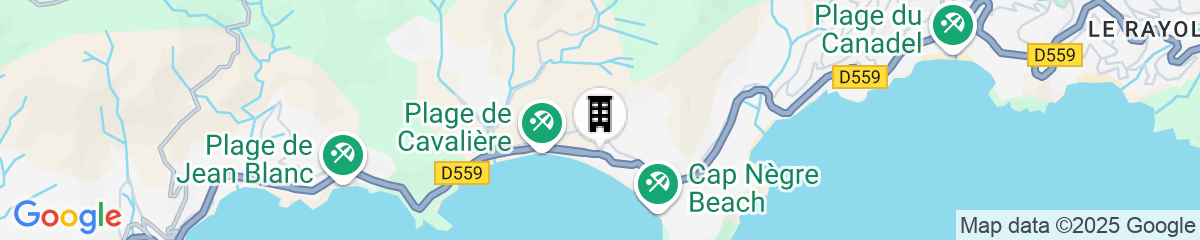 Map for Cap Nègre Hôtel