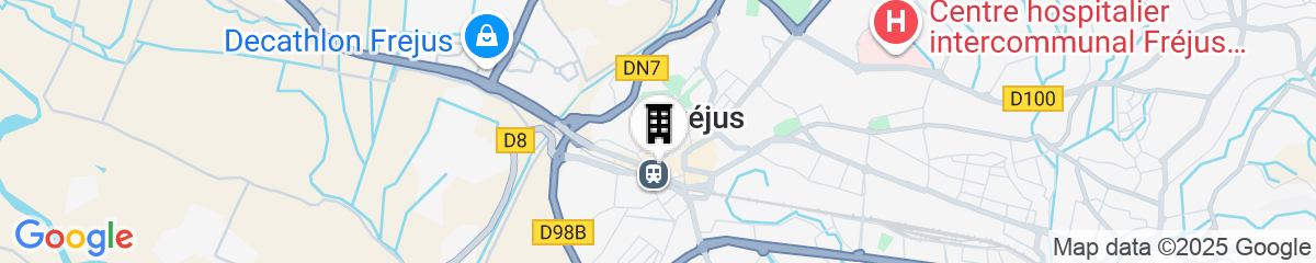 Map for Hôtel l'Arena