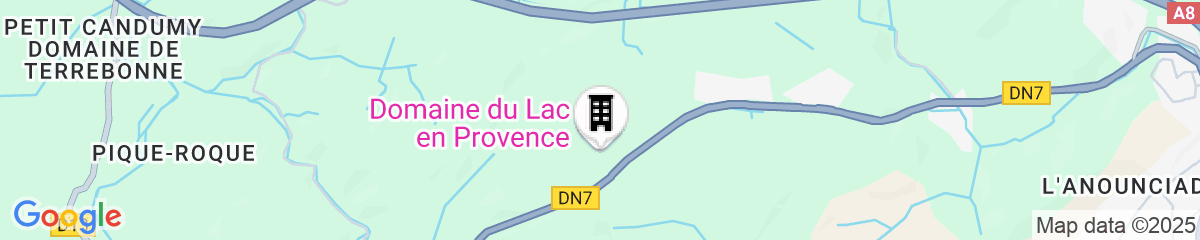 Map for Domaine du Lac