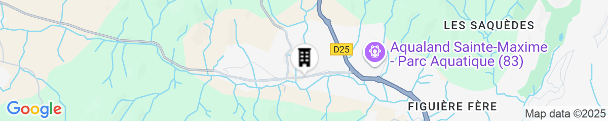 Map for B&B HOTEL SAINTE MAXIME Golfe de St Tropez (4628)