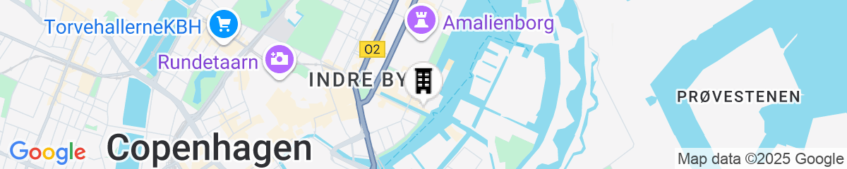 Map for 71 Nyhavn Hotel