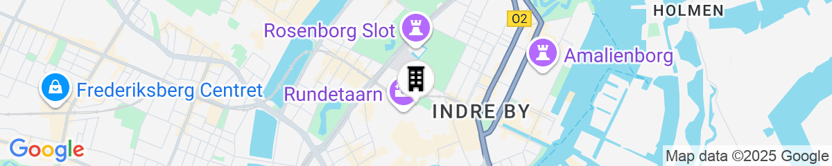 Map for 25hours Hotel Indre By