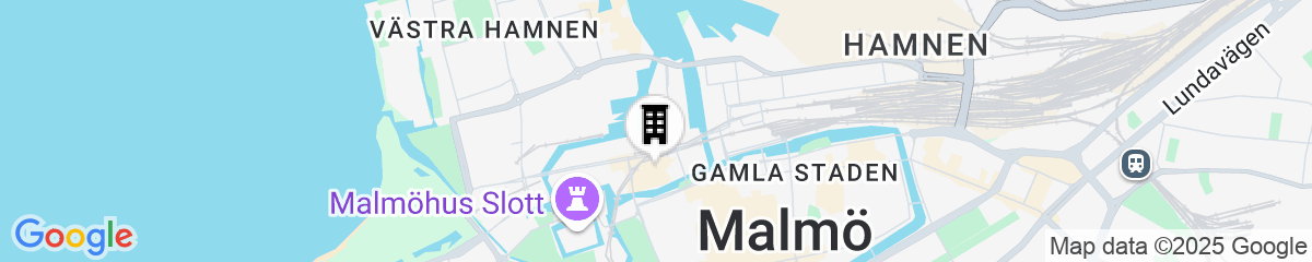 Map for Clarion Hotel Malmö Live