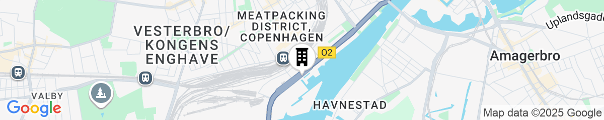 Map for Copenhagen Island Hotel