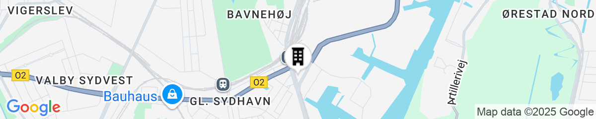 Map for Moxy Copenhagen Sydhavnen