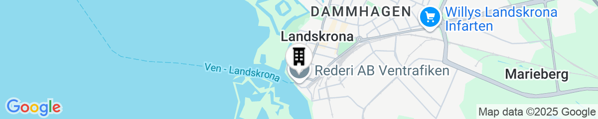 Map for Hamnhotellet Kronan